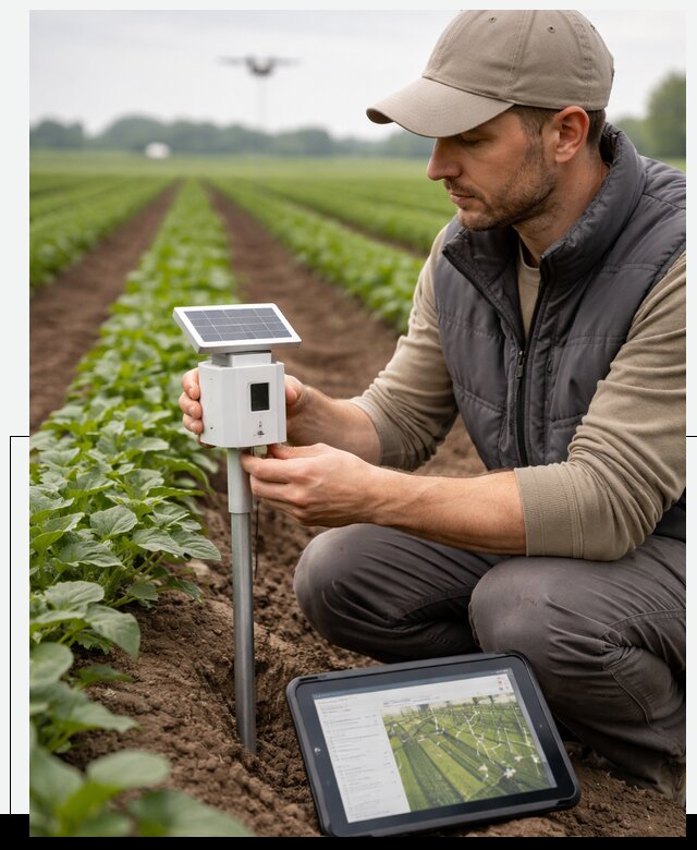 IoT мониторинг сельскохозяйственных полей и контроля в Ставрополе